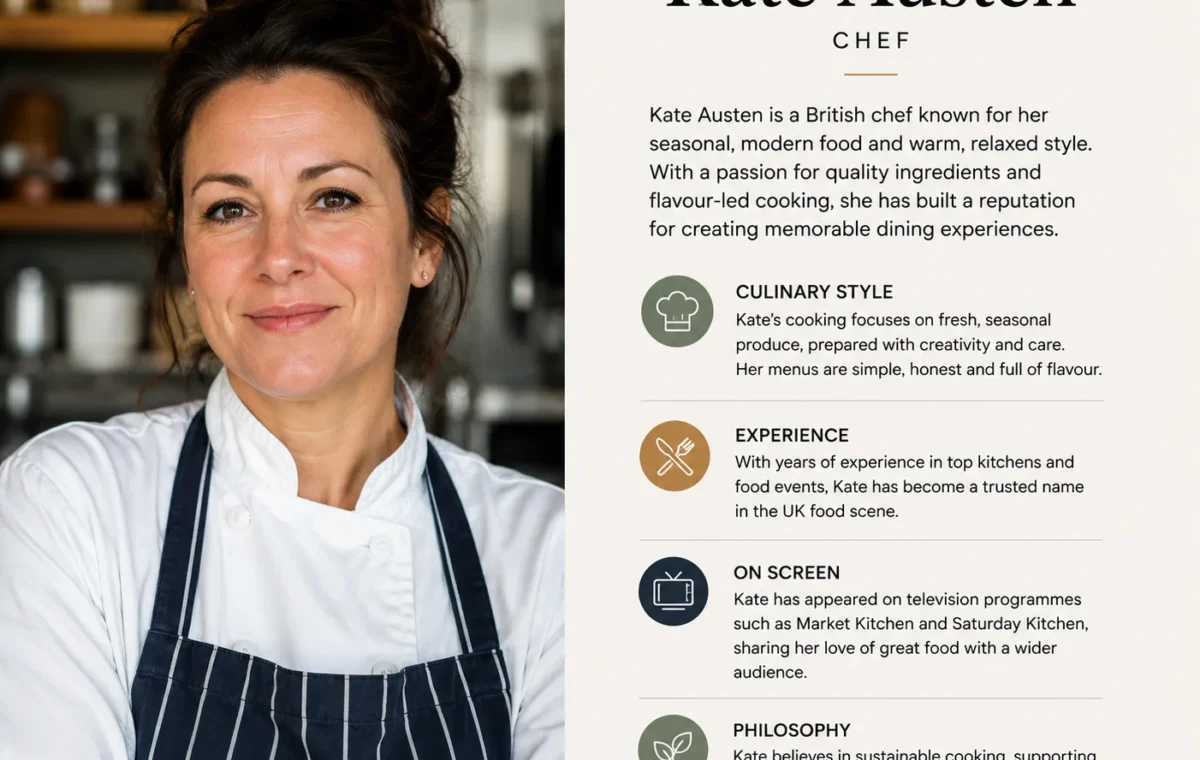 Kate Austen Chef: Career, Great British Menu Success & Culinary Journey 2026