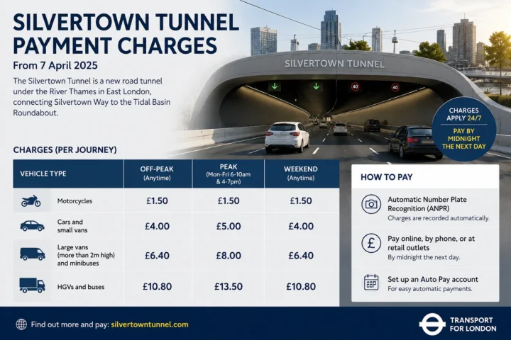 Pay Silvertown Tunnel: Complete Guide to Charges and Payment 2026