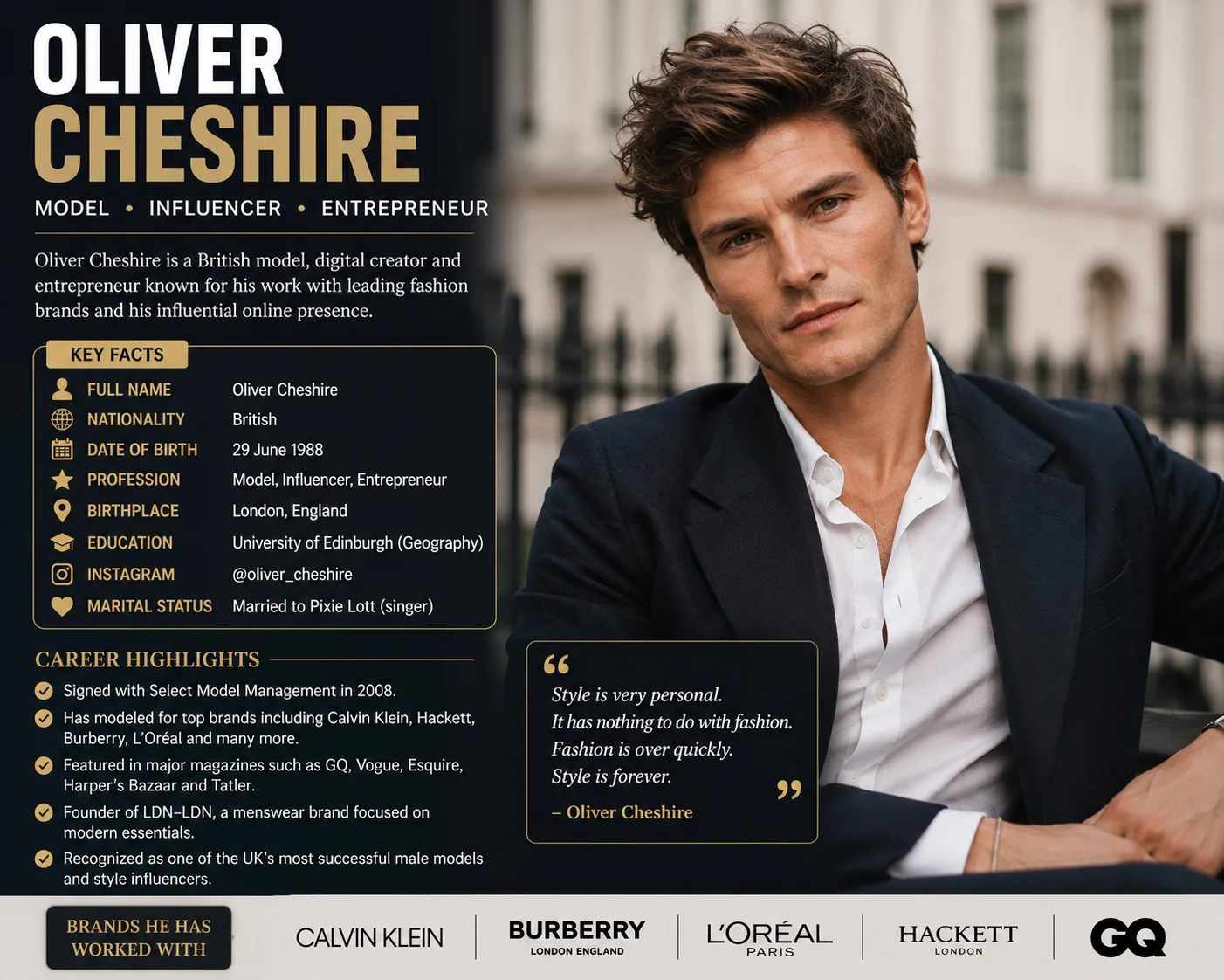 Who Is Oliver Cheshire