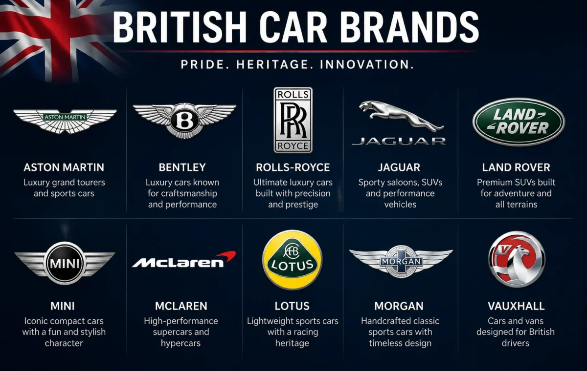 British Car Brands: 15 Best Names to Know in 2026